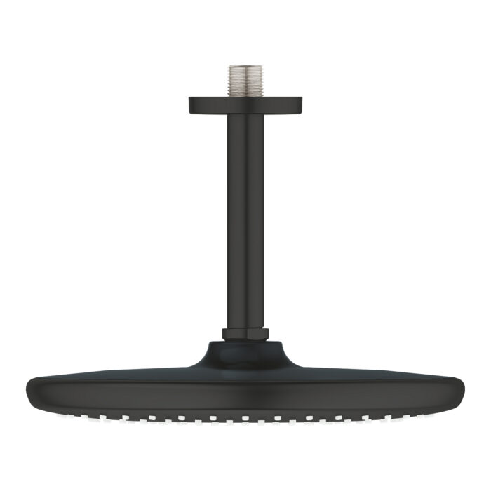 Grohe Tempesta 250 Yuvarlak Tepe Duşu Tek Akışlı, 25 cm (Tavandan Dirsek Dahil), Mat Siyah - 266692430 - Tepe Duşları - 2