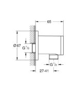 Grohe Tempesta Su Çıkış Dirseği - 28671001 - Duş Çıkış Dirseği - 3