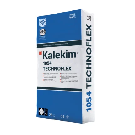 Kalekim 1054 Technoflex Esnek Yapıştırma Harcı, Gri C2TE S1 25 kg - 600400252 - Seramik Yapıştırıcı, Yapı Kimyasalları