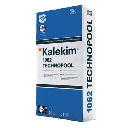 Kalekim 1062 Technopool Su Yalıtımı Sağlayan Yapıştırma Harcı, Gri C2TE S2 25 kg
