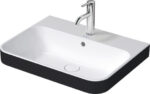 Duravit Happy D.2 Plus 60 cm Lavabo İçi Beyaz Dışı Mat Antrasit