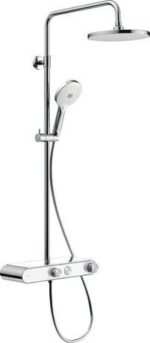 Duravit Th Raflı Duş Sistemi 1050 Termostatik Minusflow Parlak Krom - Görsel 4