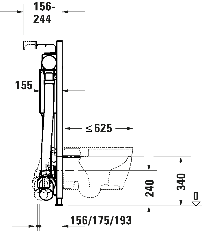 Duravit Durasystem Elektronik Gömme Rezervuar - WD1014000000 - Asma Klozet İçin Gömme Rezervuar - 4