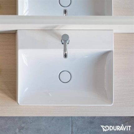 Duravit Durasquare Duraceram Çanak Lavabo, 60 X 47 cm - 2353600071 - Çanak Lavabo, Tezgah Üstü Lavabo