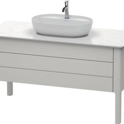 Duravit Luv Çift Çekmeceli Lavabo Dolabı 140 cm Nordic Beyaz - LU956603939 - BANYO DOLABI