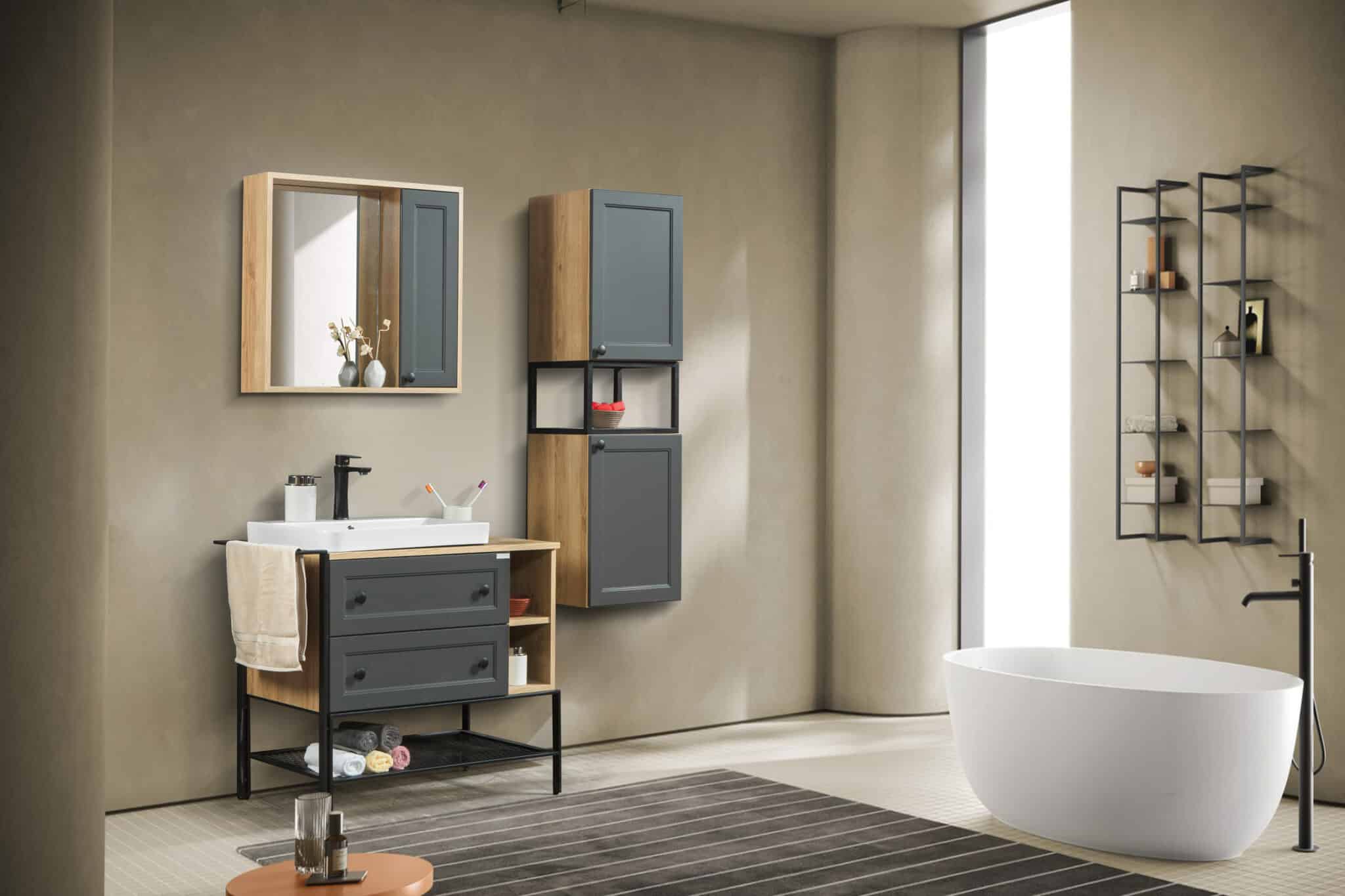 bagnora-practical-95-cm-antrasit-banyo-dolabi-boy-dolapli-practical-95-cm-antrasit-boy.jpg Bagnora Practical 95 cm Antrasit Banyo Dolabı (Boy Dolapsız) - Görsel 1