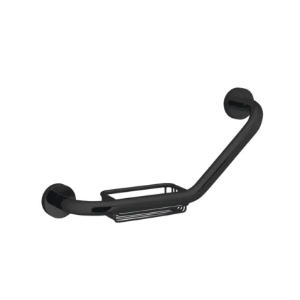 Orka Açılı Süngerlikli Küvet Tutamağı Siyah Ttm3007B - TTM3007B - Tutunma Barı, Tutamak