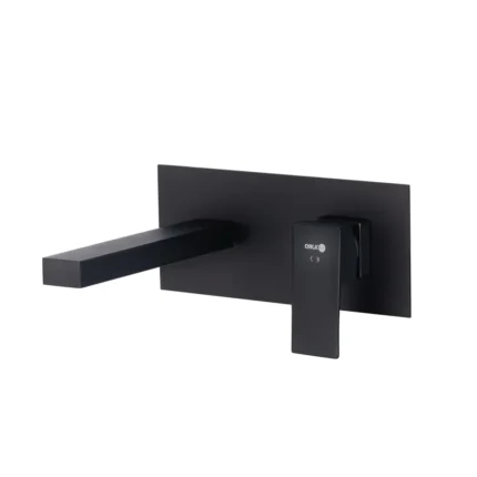 Orka Aqua Ankastre Lavabo Bataryası, Siyah - CQ-3602-B - Ankastre Lavabo Bataryası