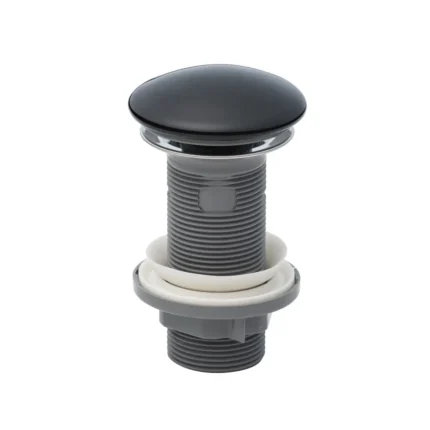 Orka Bas-Aç Mat Siyah Taşmasız Sifon 0048 - Sifon0048 - Basmalı Sifon , Gider (Pop-Up)