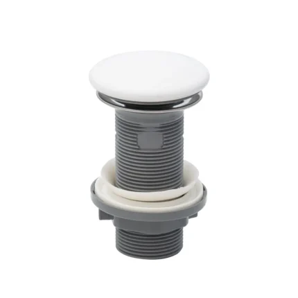 Orka Bas-Aç Parlak Beyaz Taşmasız Sifon 0314 - Sifon0314 - Basmalı Sifon , Gider (Pop-Up)