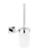 Orka Flora Tuvalet Fırçalığı, Krom - FL-60110-C - Klozet Temizleme Fırçası