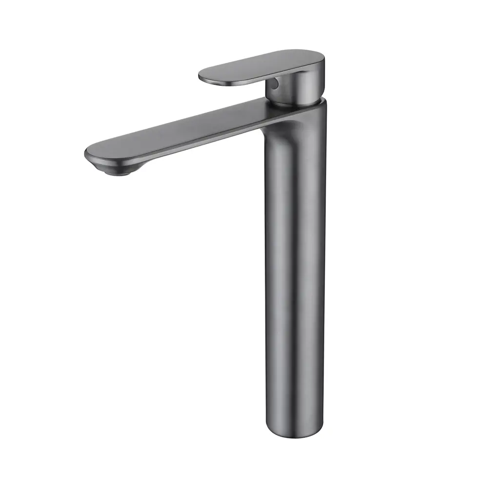 Orka Sharp Yüksek Lavabo Bataryası, Fırça Gri Orka Sharp Yüksek Lavabo Bataryası, Fırça Gri - SH-8303-GR - Yüksek Lavabo Bataryası