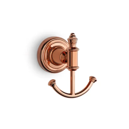 Orka Topkapı İkili Askılık, Rose Gold (PVD) - TP-44408-R - Askılık, Bornoz Askılığı