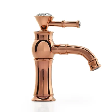 Orka Topkapı Lavabo Bataryası, Rose (PVD) - TP-1462-R - Lavabo Bataryası