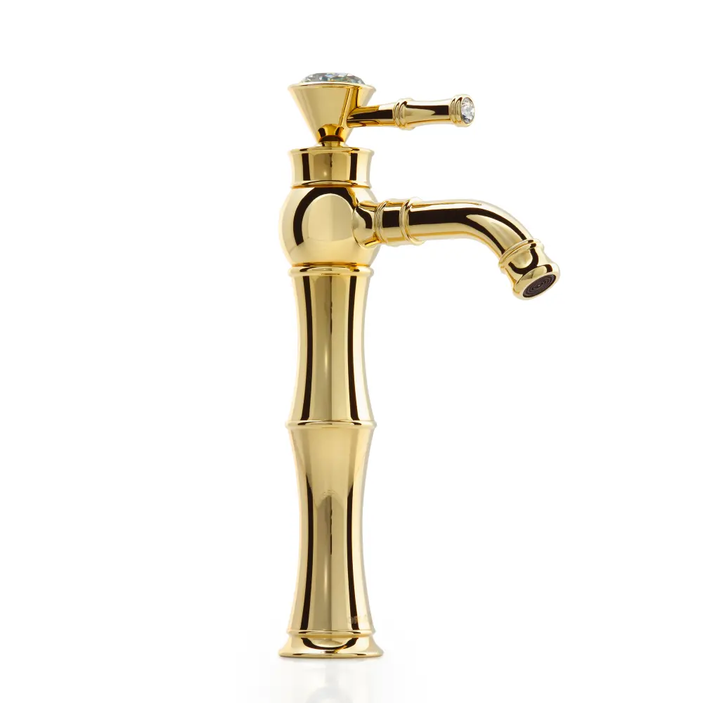 Orka Topkapı Yüksek Lavabo Bataryası, Altın (PVD) Orka Topkapı Yüksek Lavabo Bataryası, Altın (PVD) - TP-1453-G - Lavabo Bataryası