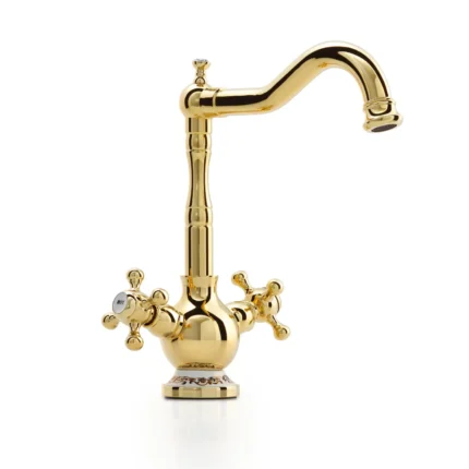 Orka Truva Mutfak Eviye Armatürü Gold Tr3702G - TR3702G - Mutfak Eviye Bataryası