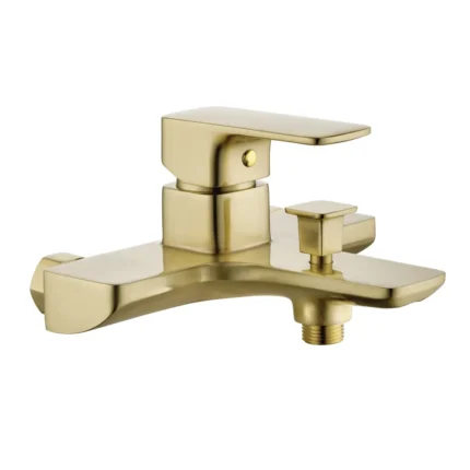 Orka Zeugma Banyo Bataryası, Fırça Altın (PVD) - ZGM-4570-BG - Banyo Bataryası