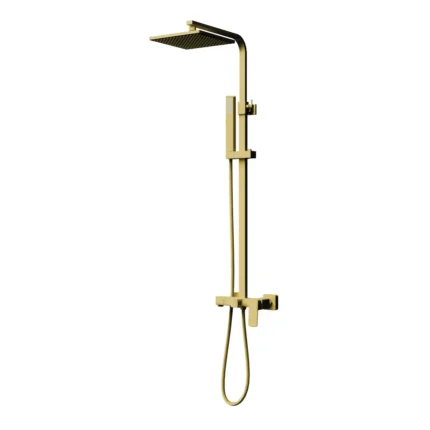 Orka Zeugma Duş Seti, Fırça Altın (PVD) - ZGM-5570-BG - Duş Setleri, Yağmur Duş Sistemleri