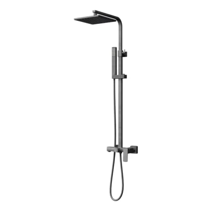 Orka Zeugma Duş Seti, Fırça Gri (PVD) - ZGM-5570-GR - Duş Setleri, Yağmur Duş Sistemleri