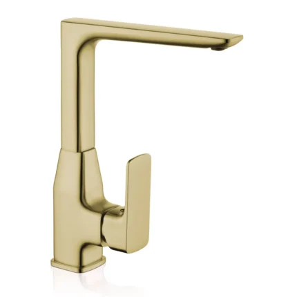 Orka Zeugma Eviye Bataryası, Fırça Altın (PVD) - ZGM-3570-BG - Mutfak Eviye Bataryası