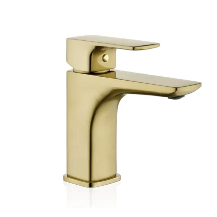 Orka Zeugma Lavabo Bataryası, Fırça Altın (PVD) - ZGM-1570-BG - Lavabo Bataryası