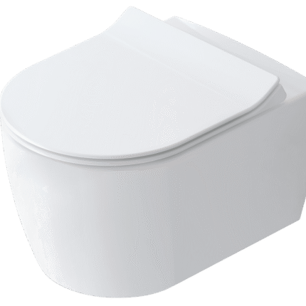 İdevit Alfa Kanalsız Asma Klozet, Beyaz (Kapak Dahil)