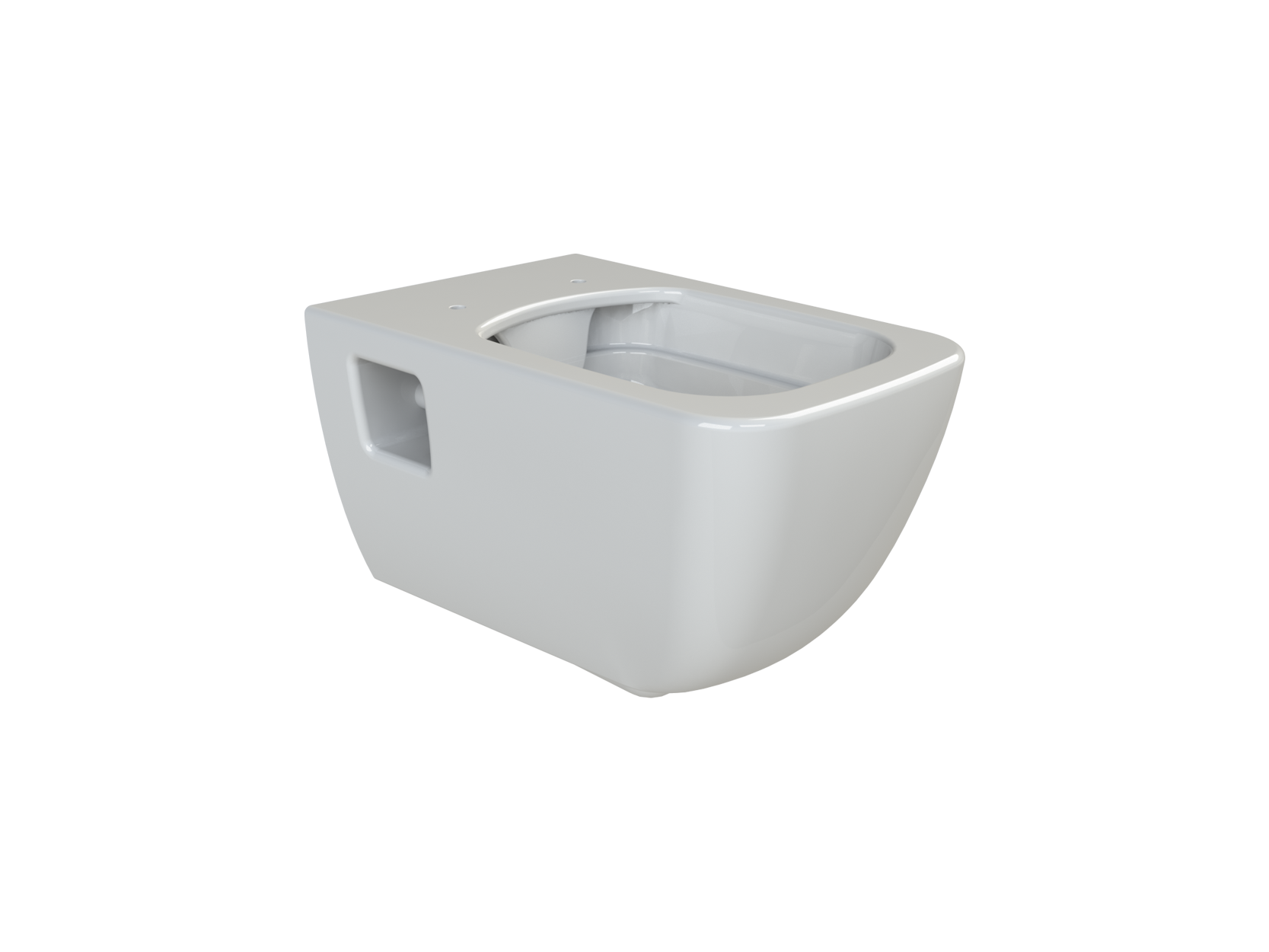 Cerastyle Aqua Rimless Asma Klozet Cerastyle Aqua Rimless Asma Klozet + Duru Slim Yavaş Kapanan Bas-Çıkar Klozet Kapağı Duroplast (UF) - Görsel 1