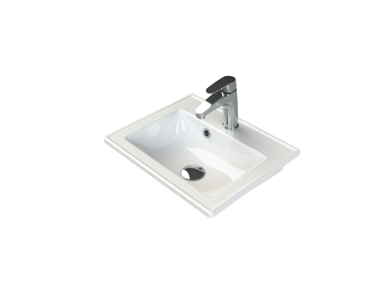 Cerastyle Arte Plus Lavabo 45x36 cm Cerastyle Arte Plus Lavabo 45x36 cm - Görsel 1