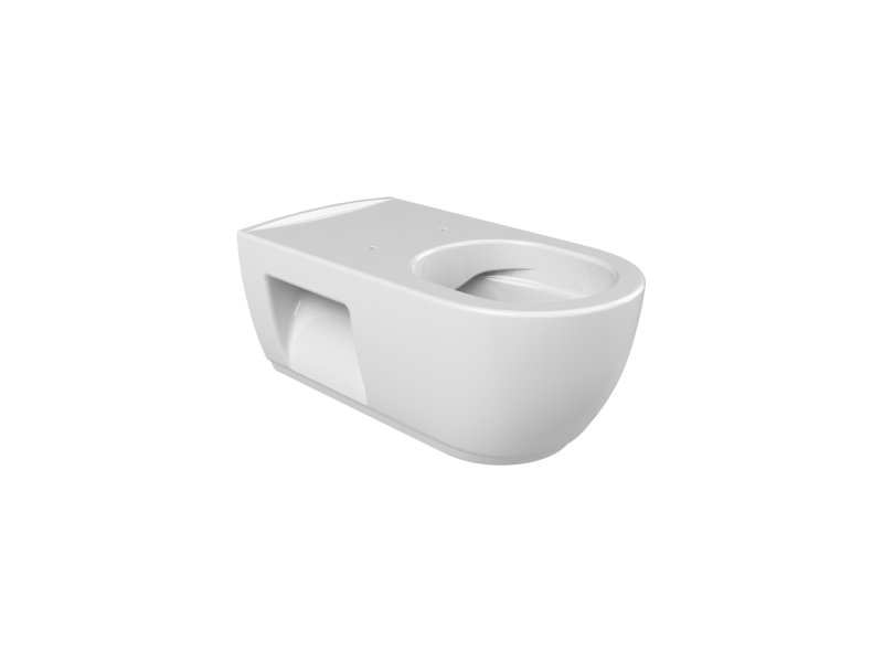 Cerastyle City Engelli Rimless Asma Klozet Cerastyle City Engelli Rimless Asma Klozet + Bella Slim Yavaş Kapanan Bas-Çıkar Klozet Kapağı Duroplast (UF) - Görsel 1