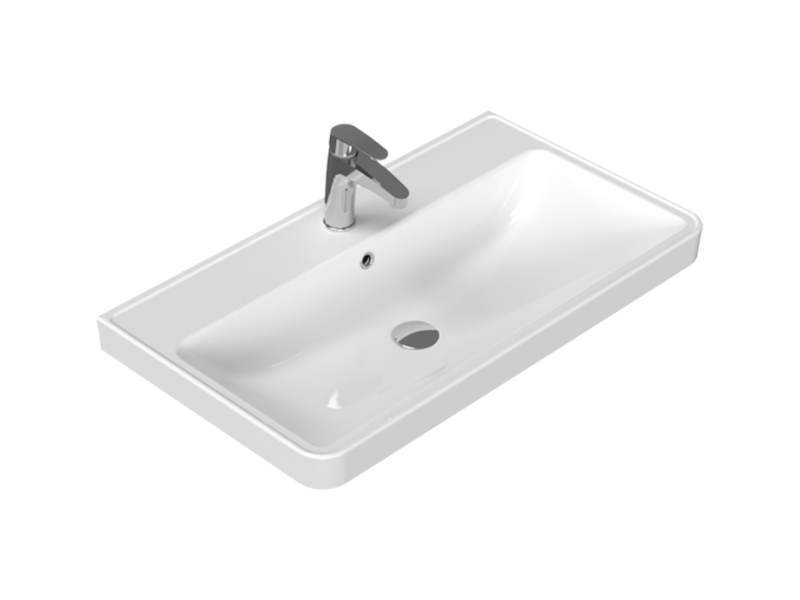 Cerastyle Luna Etajerli Lavabo 80x46 cm