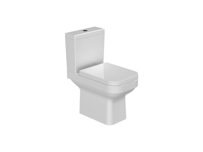 Cerastyle Noura Takim Klozet Alttan Cikisli Rezervuar Noura Slim Yavas Kapanan Bas Cikar Klozet Kapagi Duroplast UF Damla Cift Kademeli Ic Takim