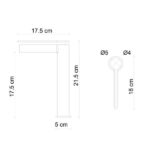 Fontana FJ-6023F Mat Fırçalanmış Rose Yüksek Lavabo Bataryası - Görsel 2