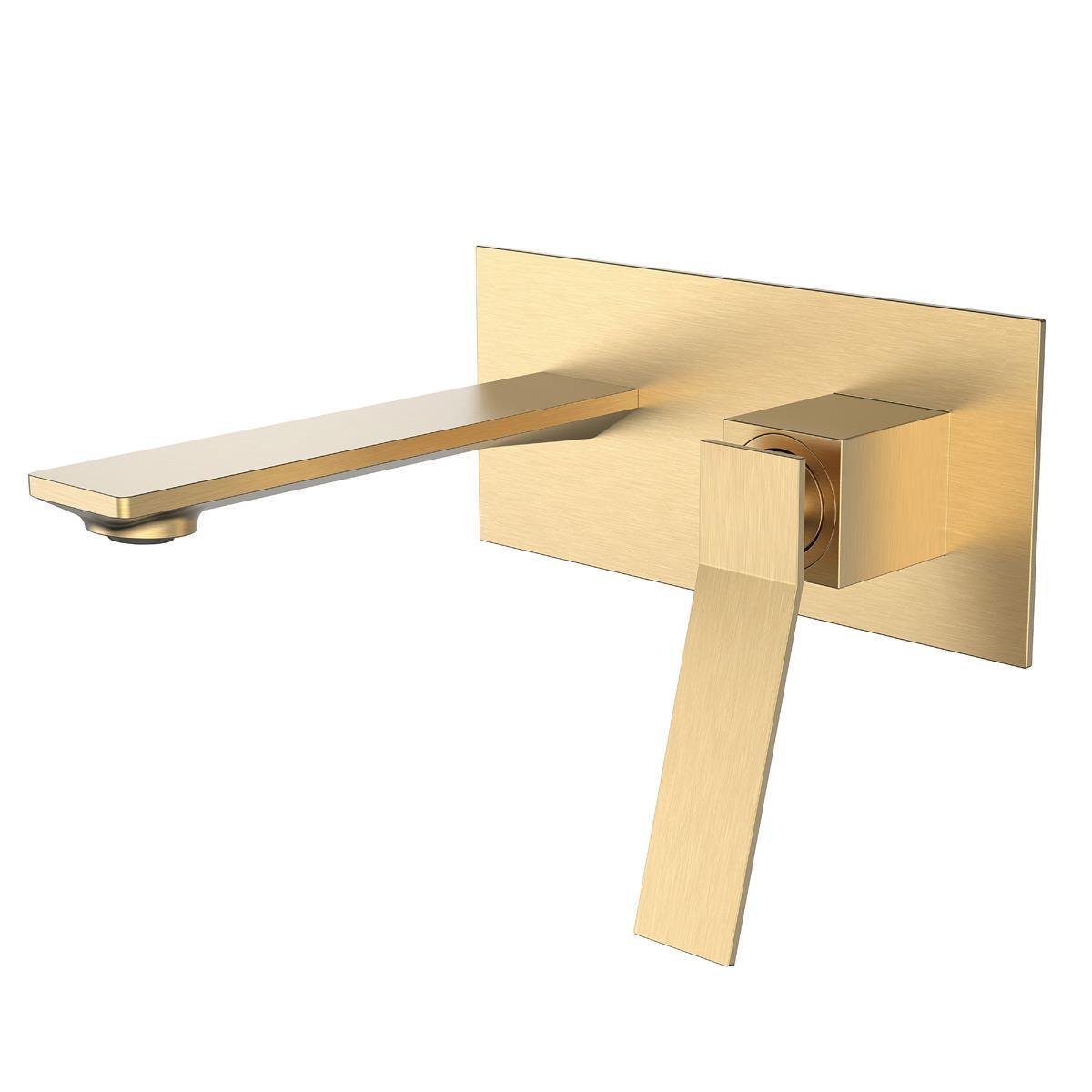 Fontana FJ-A3002 Fırçalanmış Altın Ankastre Lavabo Bataryası Fontana FJ-A3002 Fırçalanmış Altın Ankastre Lavabo Bataryası - Görsel 1