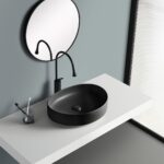 Lena EY-4713MS Tezgah Üstü Lavabo Mat Siyah - Görsel 3