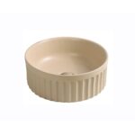 Lena EY-4715MK Mat Krem Tezgah Üstü Lavabo