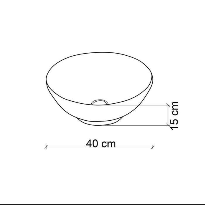 Lena EY-7050 Tezgah Üstü Lavabo - Görsel 2
