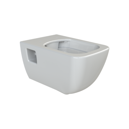 Cerastyle Aqua Rimless Asma Klozet + Duru Slim Yavaş Kapanan Çek-Çıkar Klozet Kapağı (PP) - SET007007-1 - Asma Klozet