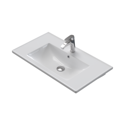 Cerastyle Arte Plus Lavabo 80x45 cm - VB082M22U003Y01102 - Dolap Uyumlu Lavabolar, Etajerli Lavabo