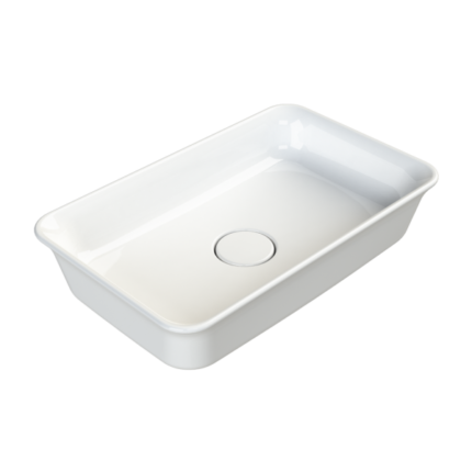 Cerastyle One Plus Tezgah Üstü Lavabo 60x38 cm (Seramik Kapak Dahil) - OC083T61W003Y01102 - Çanak Lavabo, Tezgah Üstü Lavabo