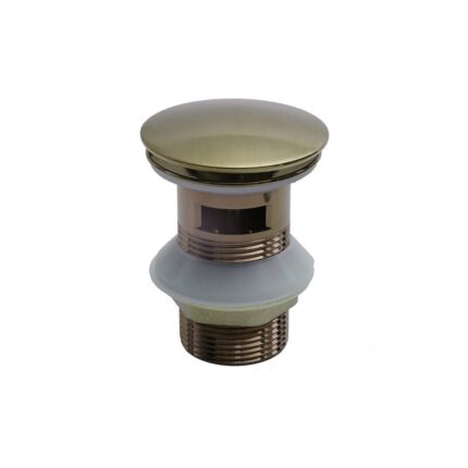 Fontana DR-02M Mat Gold Sifon Üst Takımı (Tahliye Delikli) - DR-02M - Basmalı Sifon , Gider (Pop-Up)