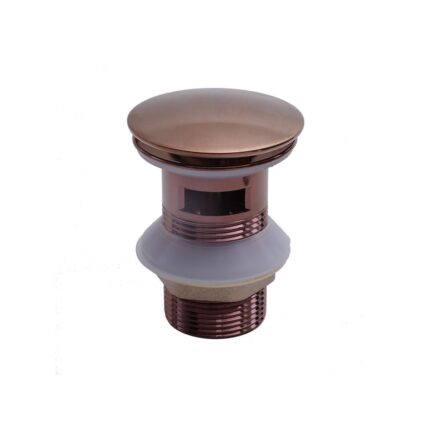 Fontana DR-03M Mat Rose Sifon Üst Takımı (Tahliye Delikli) - DR-03M - Basmalı Sifon , Gider (Pop-Up)