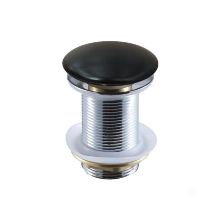 Fontana DR-09MS Mat Siyah Sifon Üst Takımı (Tahliye Deliksiz) - DR-09MS - Basmalı Sifon , Gider (Pop-Up)