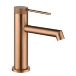 Fontana FJ-1013F Fırçalanmış Rose Lavabo Bataryası - FJ-1013F - Lavabo Bataryaları
