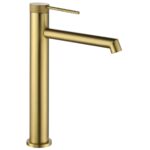 Fontana FJ-1022 Yüksek Lavabo Bataryası Fırçalanmış Altın - FJ-1022 - Yüksek Lavabo Bataryası