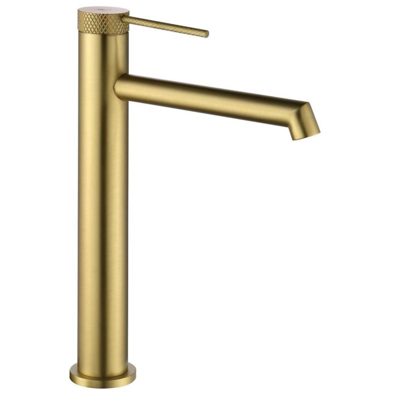 Fontana FJ-1022 Yüksek Lavabo Bataryası Fırçalanmış Altın - FJ-1022 - Yüksek Lavabo Bataryası