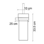 Fontana FJ-10504 Tuvalet Fıçası - FJ-10504 - Klozet Temizleme Fırçası - 1