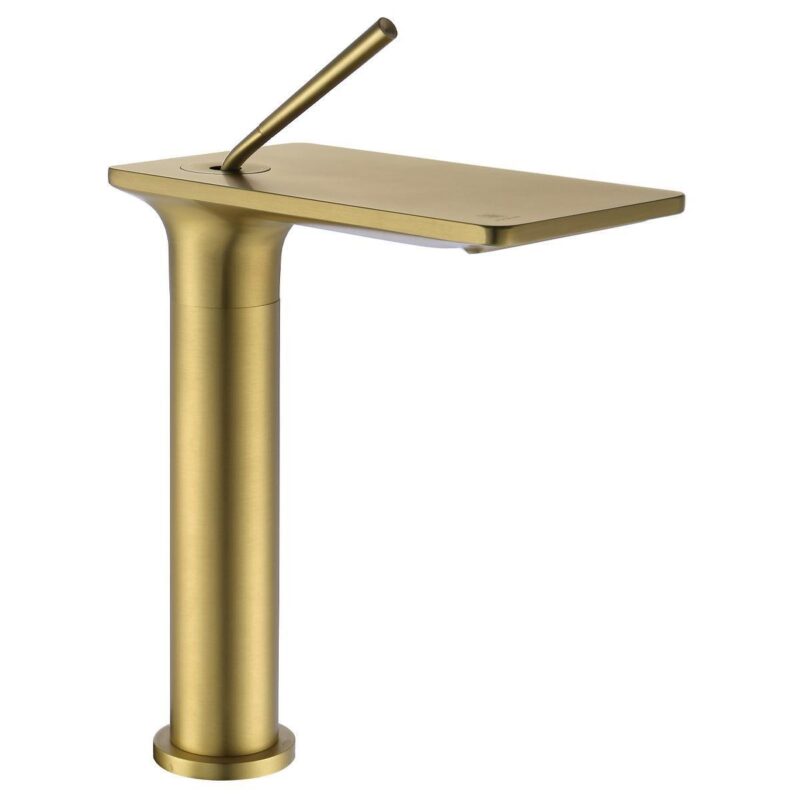 Fontana FJ-5022 Fırçalanmış Altın Yüksek Lavabo Bataryası - FJ-5022 - Yüksek Lavabo Bataryası