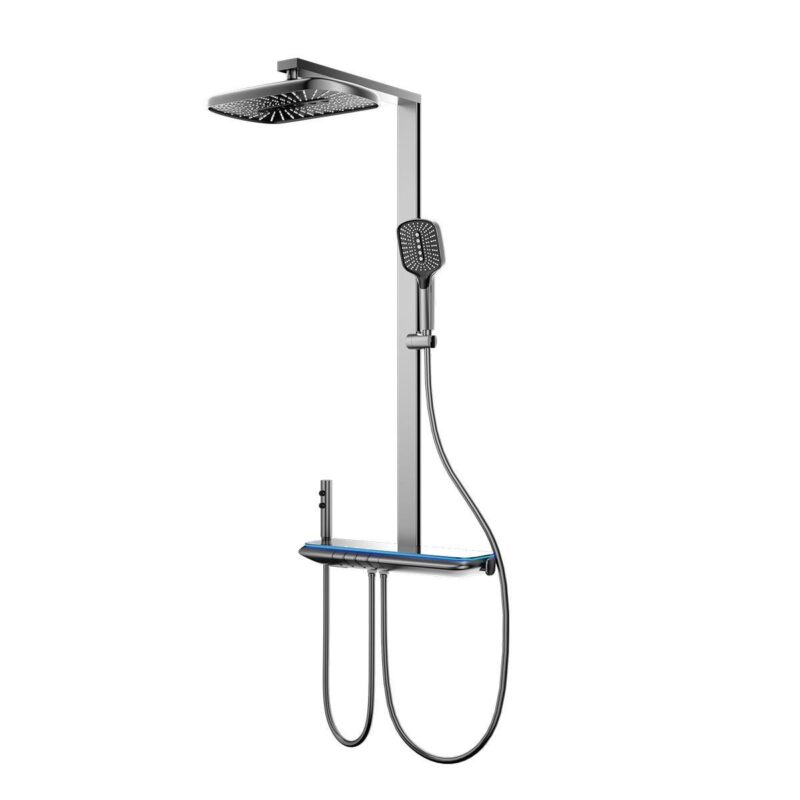 Fontana FJ-SS7157 Mat Füme Duş Ünitesi - FJ-SS7157 - Duş Paneli ve Kolonu, Yağmur Duş Sistemleri