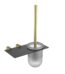Fontana FY-90104 Mat Altın & Siyah Tuvalet Fırçası - FY-90204 - Klozet Temizleme Fırçası