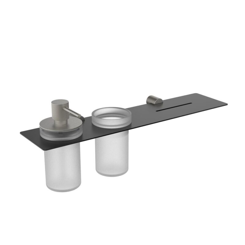 Fontana FY-90110 Sıvı Sabunluk & Diş Fırçalık Aksesuar Seti - FY-90110 - Diş Fırçalık, Sıvı Sabunluk, Banyo Aksesuar Seti